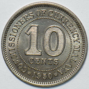 Malaya 1950 10 Cents 151588 combine shipping