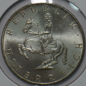 Austria 1963 5 Schilling Horse animal 193369 combine shipping