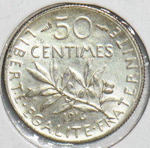 France 1916 50 Centimes 240509 combine shipping