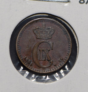 Denmark 1891 Ore Porpoise animal  901407 combine shipping