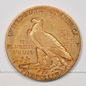 1909 D 5 Dollars gold $5 Gold Indian Head GL0217 combine shipping