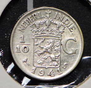 Indonesia 1941 1/10 Gulden  901333 combine shipping