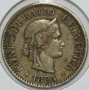 Switzerland 1884 10 Rappen 196213 combine shipping