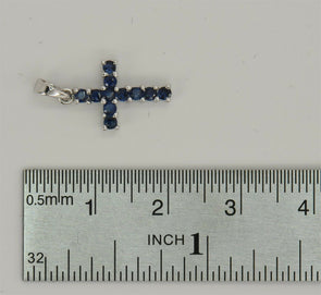 14K Gold Sapphire Pendant 0.75g Sapphire 0.15ct 0.61*0.38inch RG0122