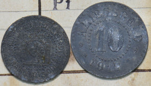 German States 1917 Frankfrut order 10,5 Pfenning Zink 292548 combine shipping