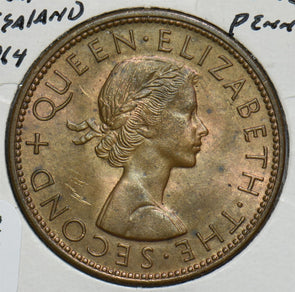 New Zealand 1964 Penny Tui Bird 198919 combine shipping