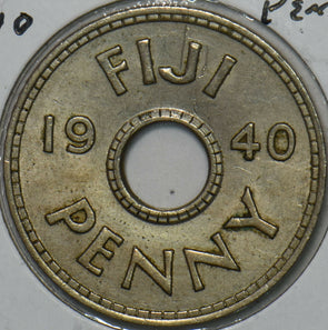 Fiji 1940 Penny 152319 combine shipping