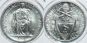 Vatican 1942 Lira 299011 combine shipping