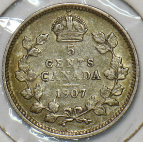 Canada 1907 5 Cents 196257 combine shipping