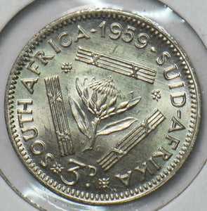 South Africa 1959 3 Pence 193055 combine shipping