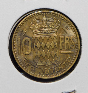Monaco 1950 10 Francs  901292 combine shipping