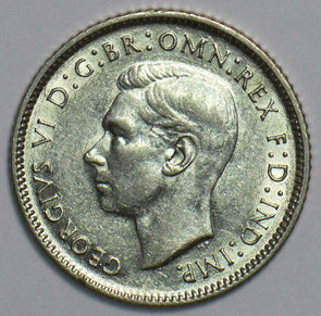 Australia 1942 6 Pence Kangaroo animal Emu 240685 combine shipping