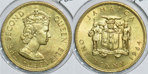 Jamaica 1964 Penny 198519 combine shipping
