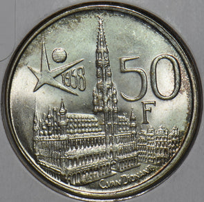 Belgium 1958 50 Francs 296774 combine shipping