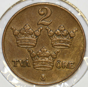 Sweden 1940 2 Ore 196957 combine shipping
