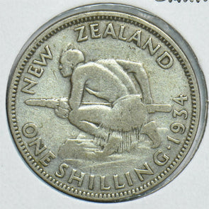 New Zealand 1934 Shilling 197907 combine shipping