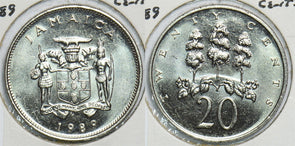 Jamaica 1989 20 Cents 904742 combine shipping
