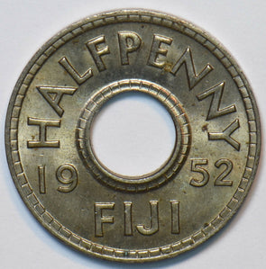 Fiji 1952 1/2 Penny 193431 combine shipping