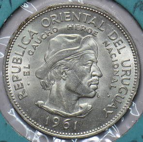 Uruguay 1961 10 Pesos 294937 combine shipping