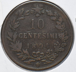 Italy 1894 10 Centesimi  191870 combine shipping