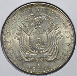 Ecuador 1944 5 Sucres 294640 combine shipping