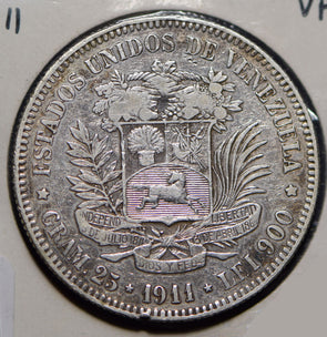 Venezuela 1911 5 Bolivares Horse animal  290127 combine shipping