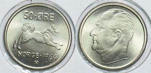 Norway 1964 50 Ore Elkhound 198577 combine shipping