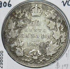 Canada 1906 50 Cents 298656 combine shipping
