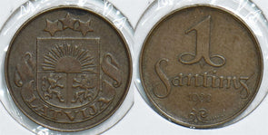 Latvia 1922 Santims 198379 combine shipping