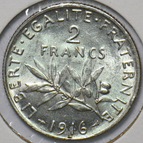 France 1916 2 Francs 294288 combine shipping