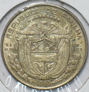 Panama 1953 1/4 Balboa 292651 combine shipping