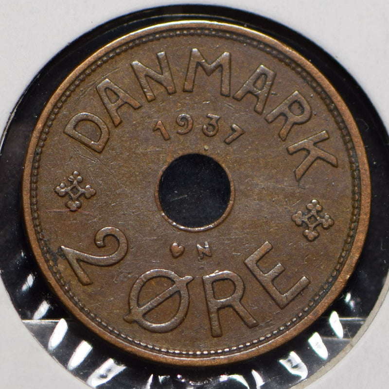 Denmark 1937 2 Ore  901436 combine shipping