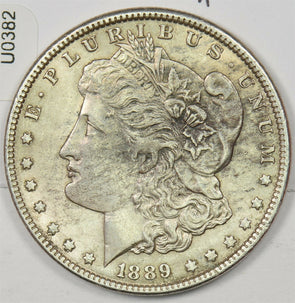 1889 Morgan Dollar Silver BU U0382
