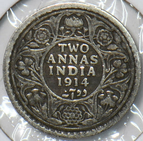 British India 1914 2 Annas 194210 combine shipping