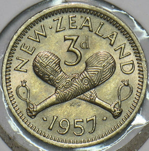 New Zealand 1957 3 Pence 196431 combine shipping
