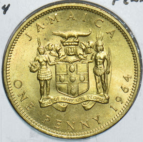 Jamaica 1964 Penny 153831 combine shipping