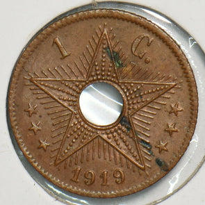 Belgium Congo 1919 Centime 491450 combine shipping