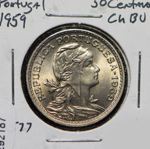 Portugal 1959 50 Centavos  292187 combine shipping