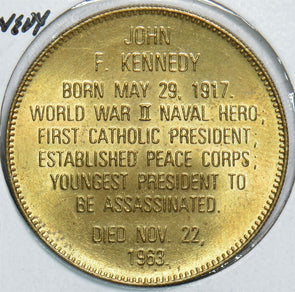1961 ~63 Medal JOHN F. KENNEDY MEDALs 35th President of USA 299044 combine ship