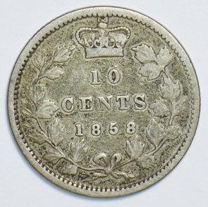 Canada 1858 10 Cents 298710 combine shipping