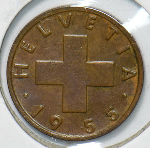 Switzerland 1955 Rappen 901856 combine shipping
