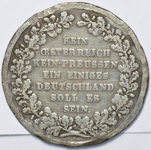 German States 1848 Medal silver prussia 294725 combine shipping