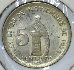 Guatemala 1945 T-99 5 Centavos Bird Quetzal animal  290417 combine shipping