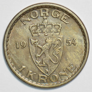 Norway 1954 Krone 298414 combine shipping