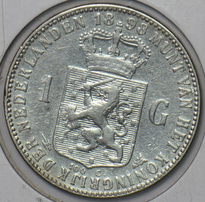 Netherlands 1898 Gulden Lion animal N0217 combine shipping