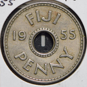 Fiji 1955 Penny  150196 combine shipping