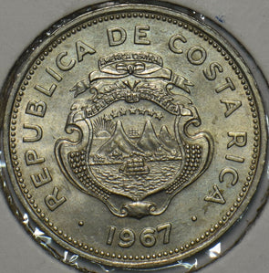 Costa Rica 1967 25 Centimos UNC 297516 combine shipping