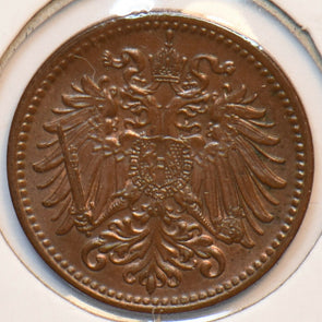 Austria 1913 Heller Eagle animal 193447 combine shipping