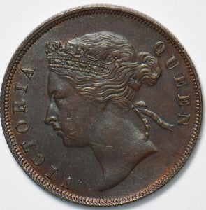 Straits Settlements 1897 Cent S0299 combine shipping