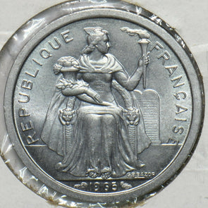 French Polynesia 1965 Franc Gem BU 196945 combine shipping